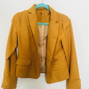 Mustard blazer